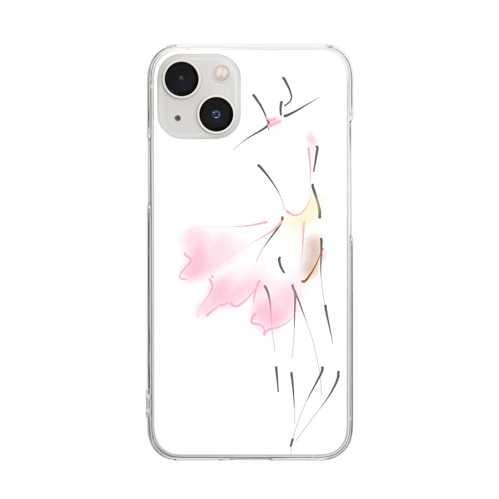 花の精霊 Haru3rolaのクリアスマホケース Iphoneケース 通販 Suzuri スズリ