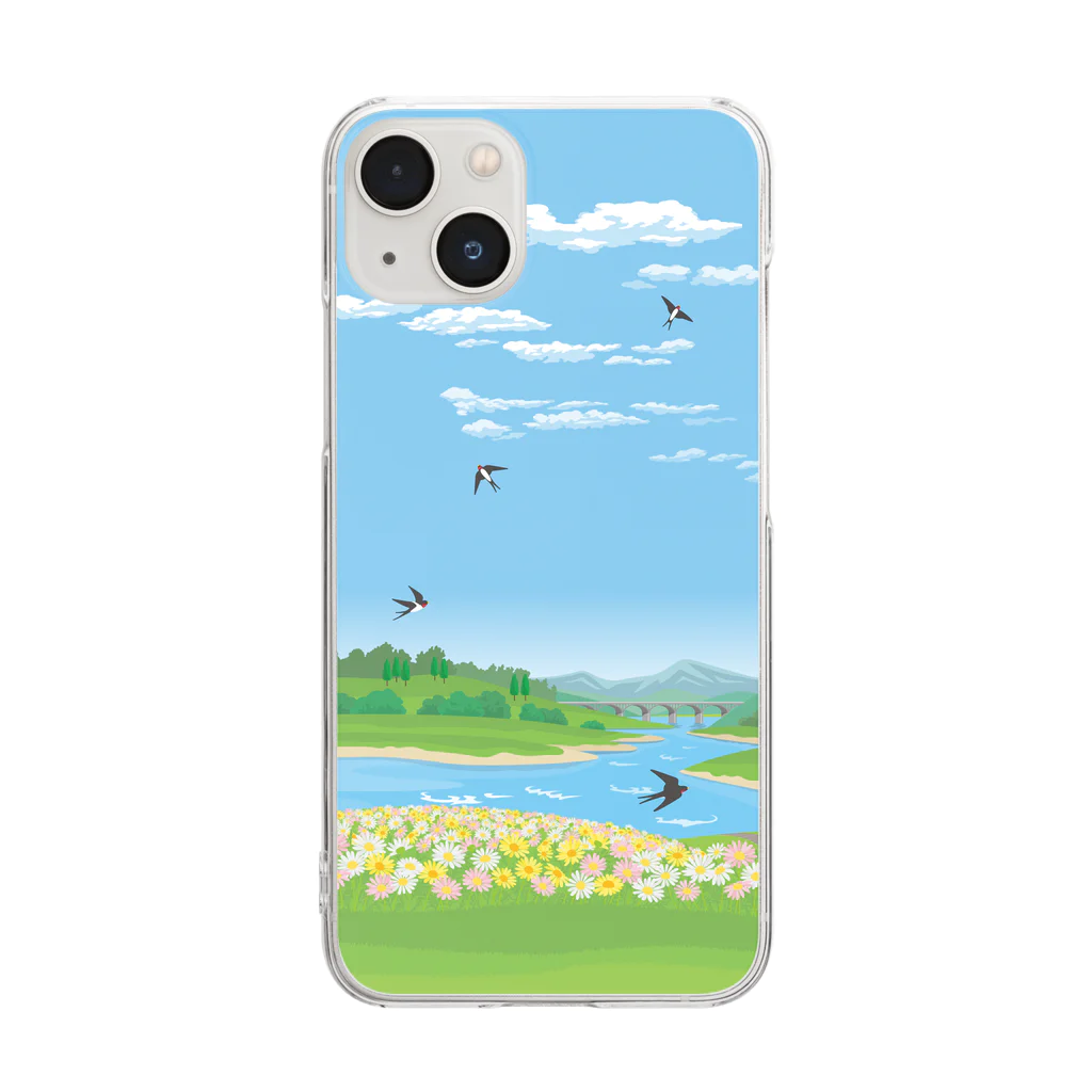 SoraTamagoの春の風景 part3 spc003 Clear Smartphone Case