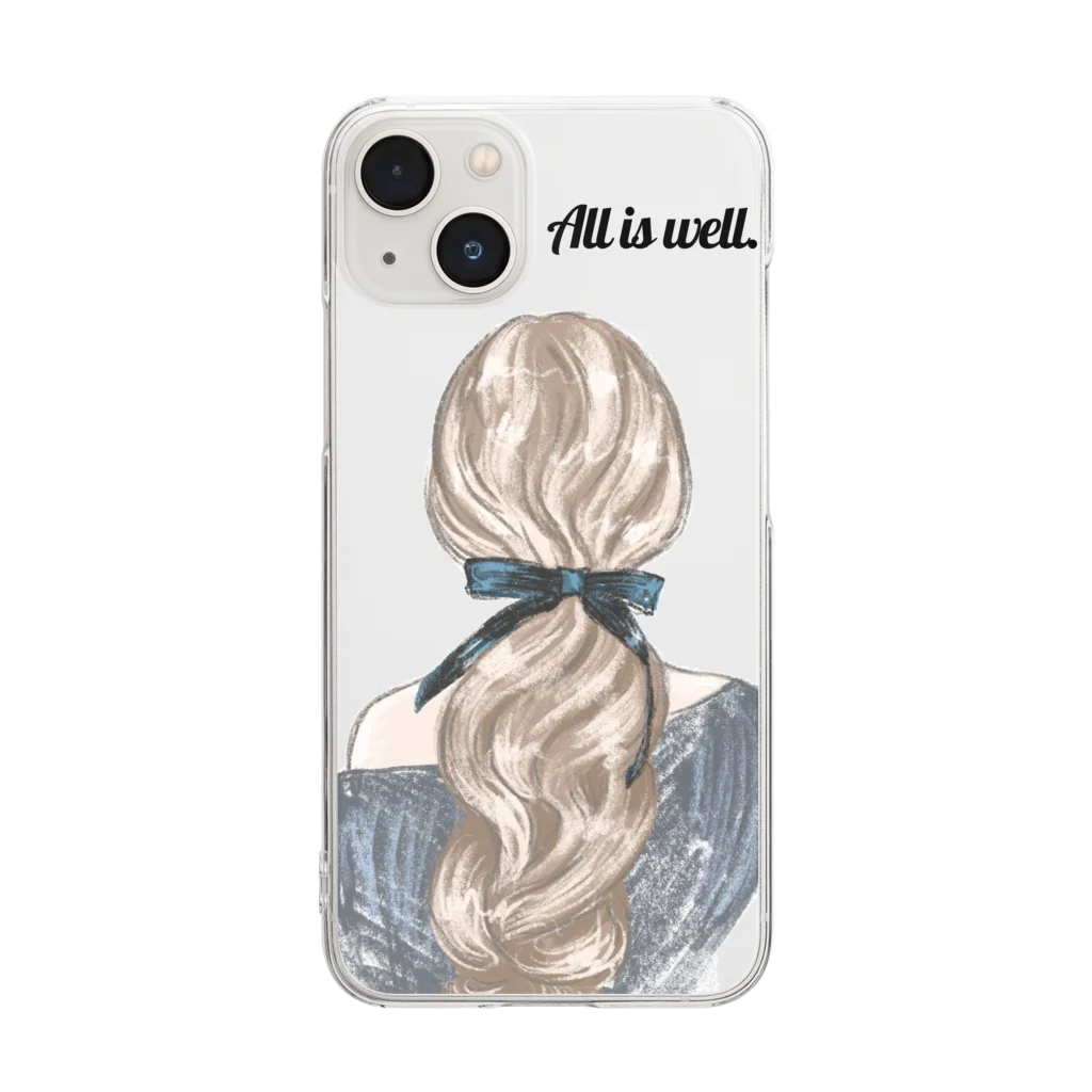 デザイン堂しまえながのAll is will Clear Smartphone Case