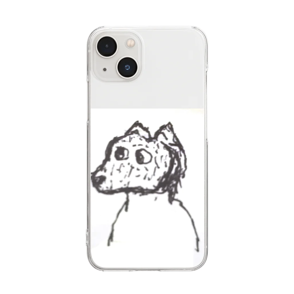 Forest Treeの僕の犬 Clear Smartphone Case