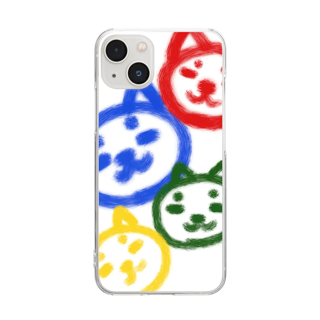 もちもち柴犬『もっちゃん』のもっちゃん Clear Smartphone Case