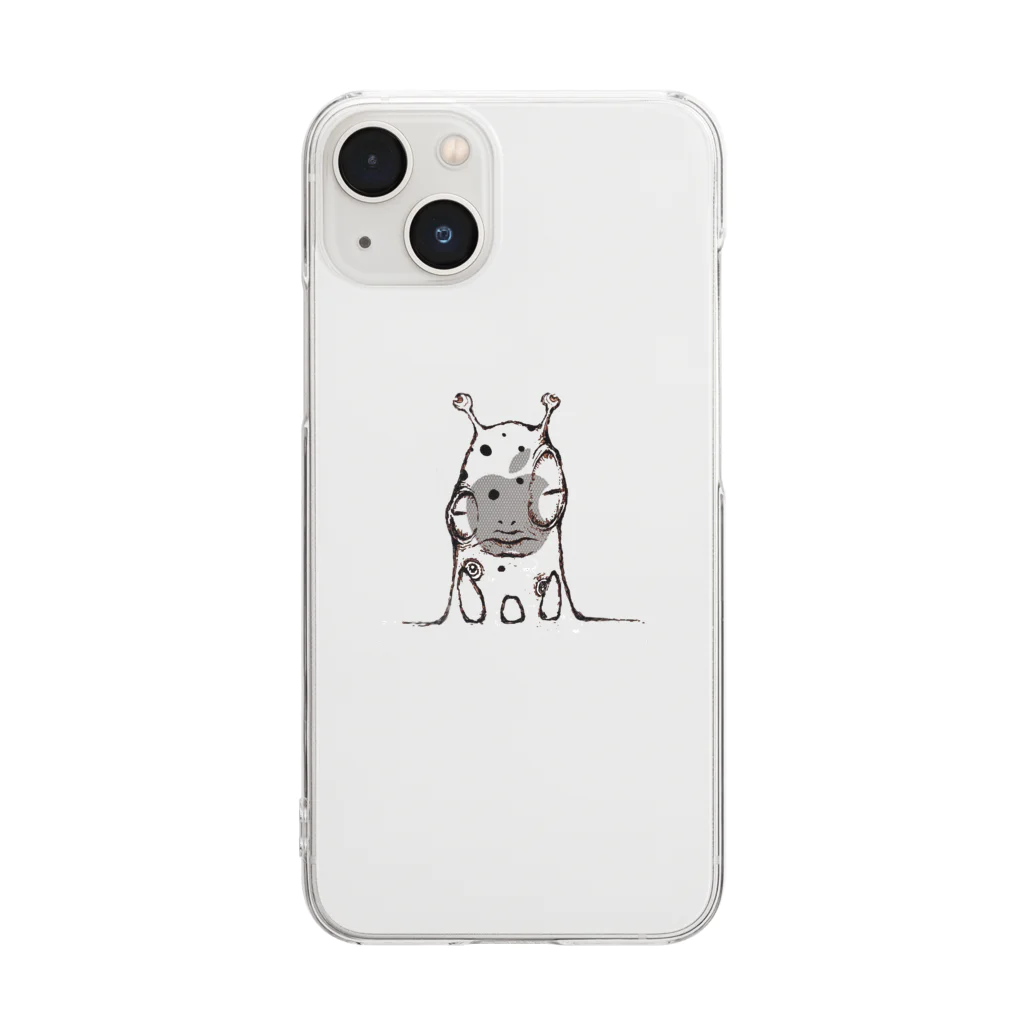 月清工房の人外くん Clear Smartphone Case