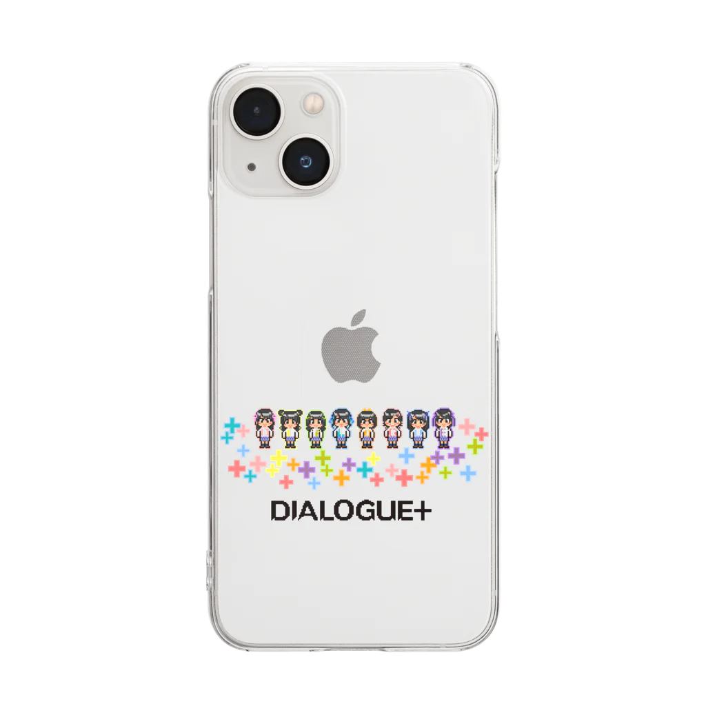 DIALOGUE＋のドットDIALOGUE＋ 箱推しクリアスマホケース Clear Smartphone Case