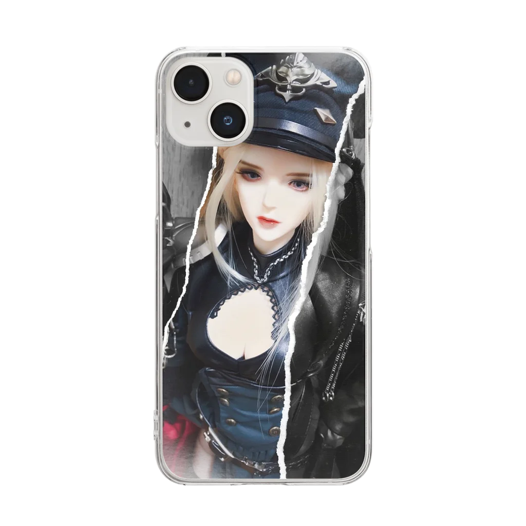 Valkyrie Arsenal（doll・かわいいアイテム)のMyDoll01：アレクシア(軍服ver2) Clear Smartphone Case