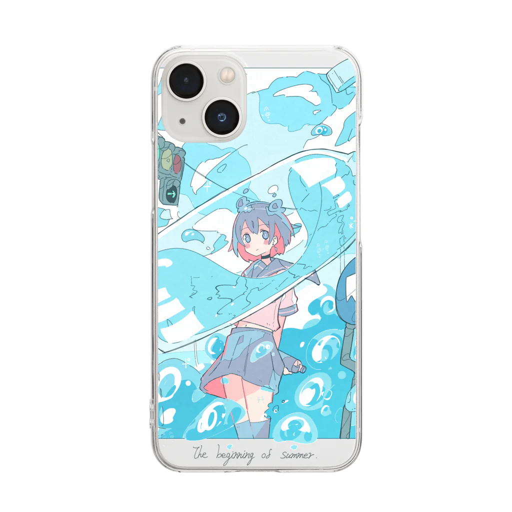 Haるの「夏の匂いがした。2022ver.」 Clear Smartphone Case