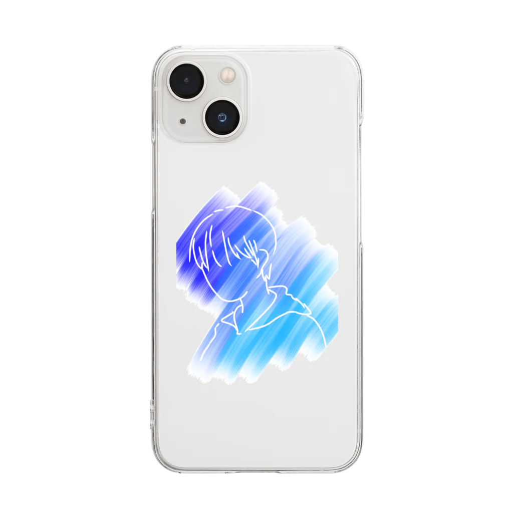 ムロさんの男の子 Clear Smartphone Case