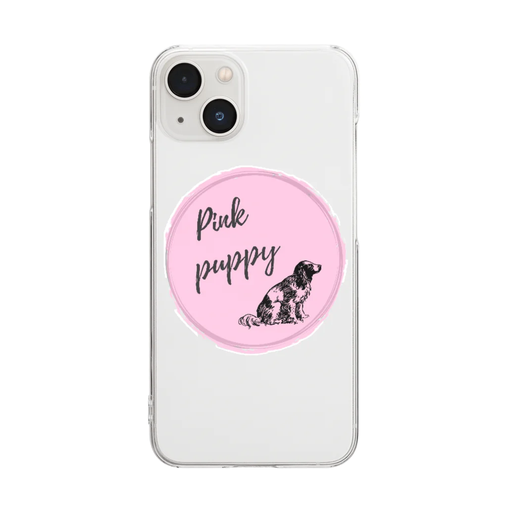 Pink puppyのPink puppy シリーズ クリアスマホケース