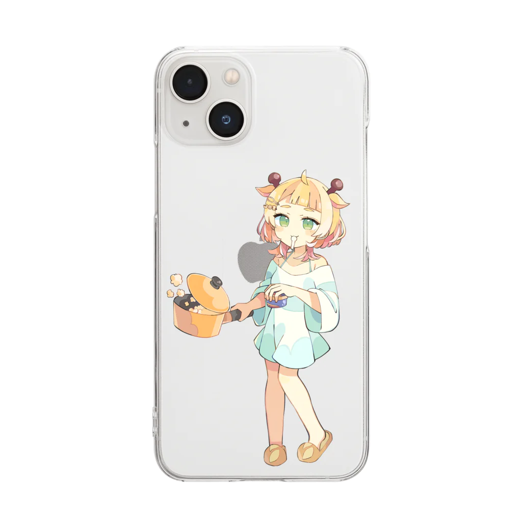 桐谷こむぎのおみせｽｽﾞﾘ支店のおうちこむ Clear Smartphone Case