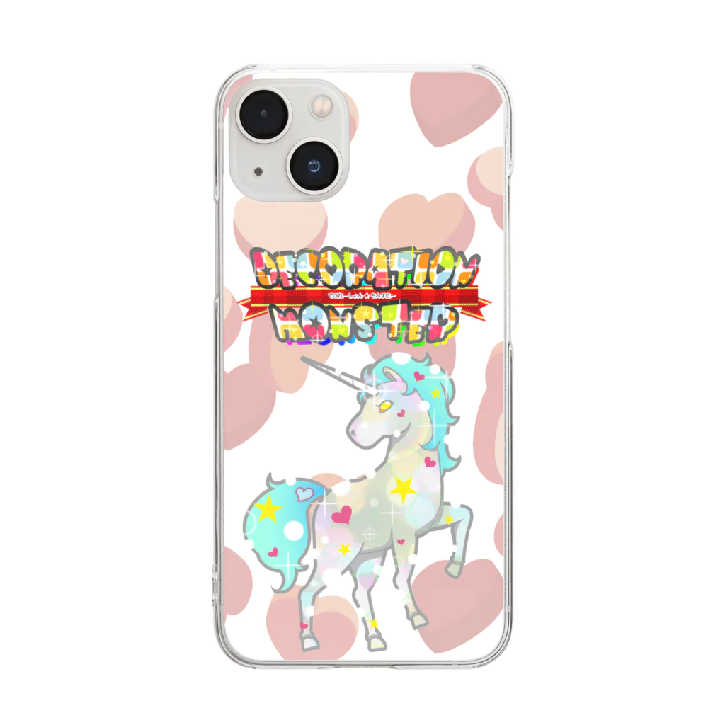 デコレーションモンスター@夢を叶えるお手伝い！のデコモン【ゆにこ】 Clear Smartphone Case