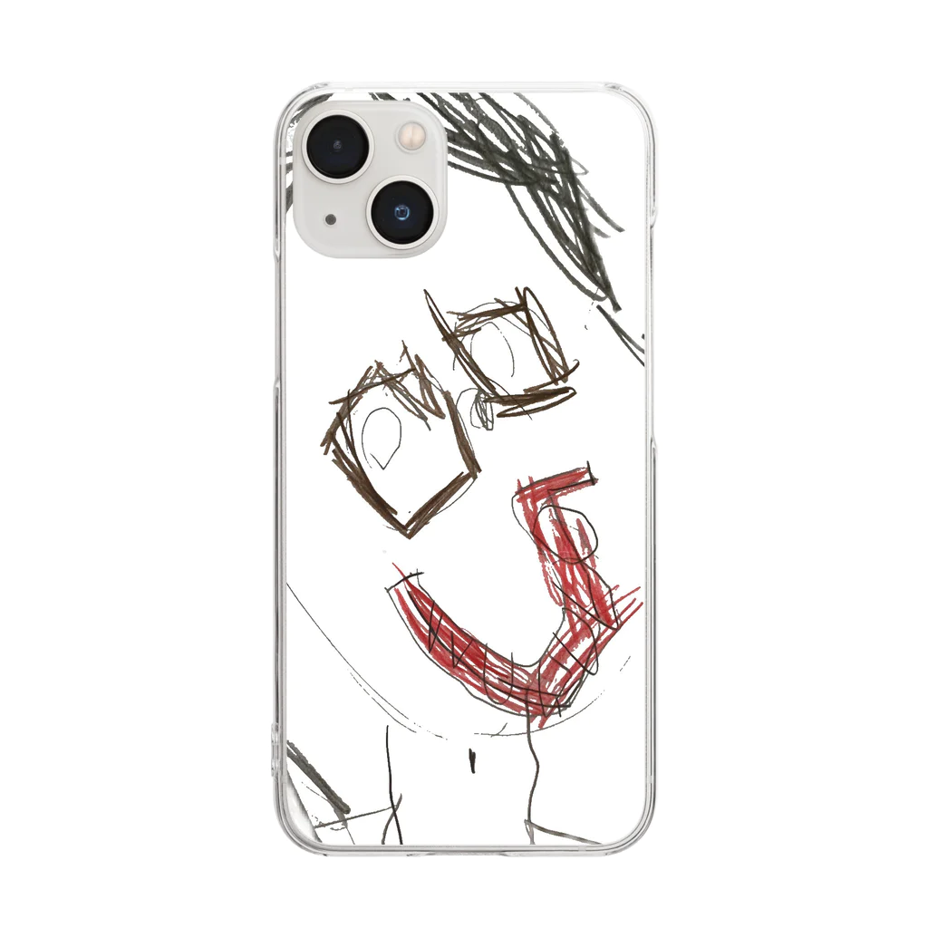 eita_lionのぼくのママ Clear Smartphone Case