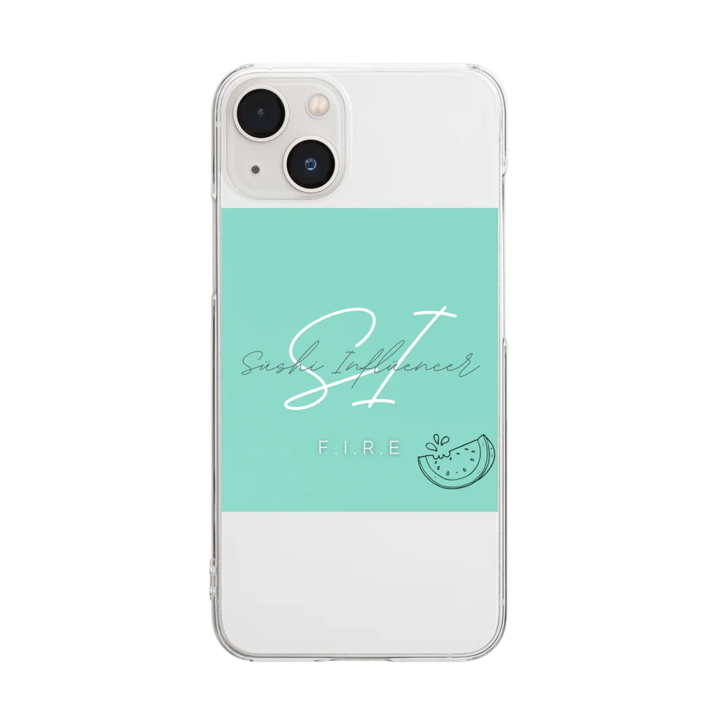 Süshi InflüencerのSushi-Summer② 2022 Clear Smartphone Case