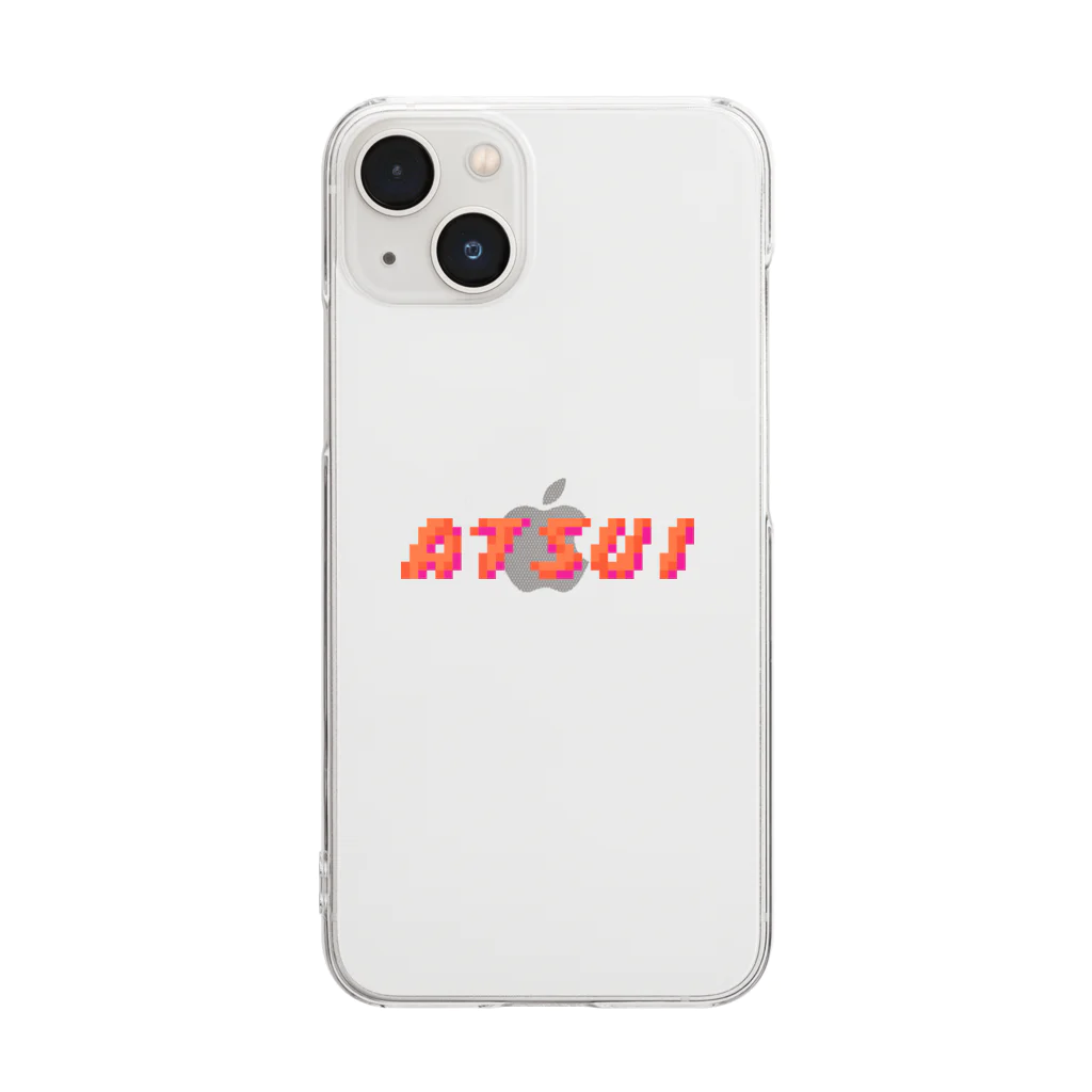 NACAL NO OMISEのATSUI(暑い) Clear Smartphone Case