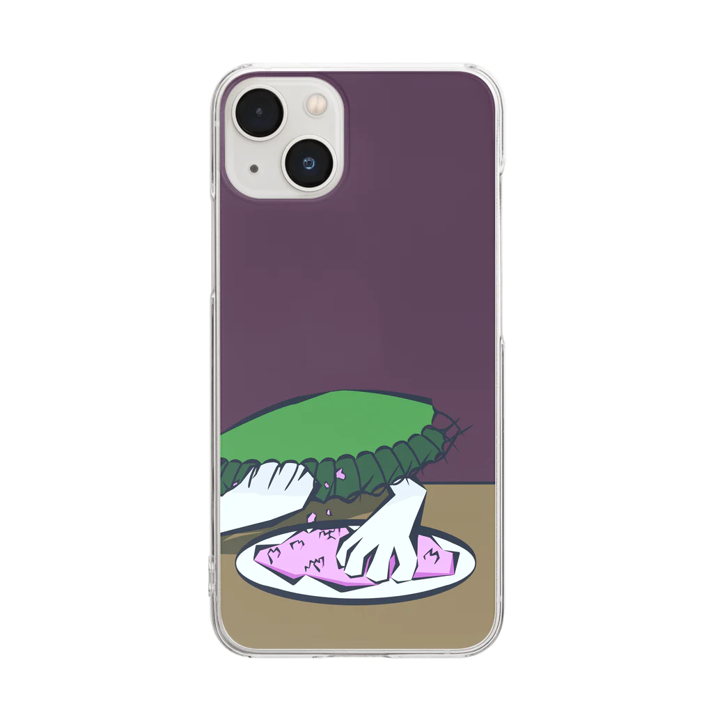 花瓶の疑問の承認欲求 Clear Smartphone Case