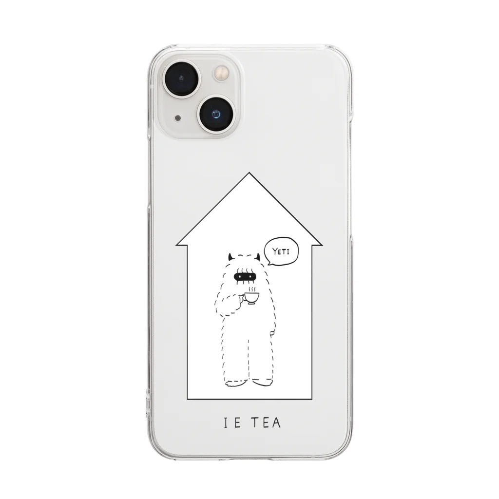 ばらばらのイエティ（大） Clear Smartphone Case