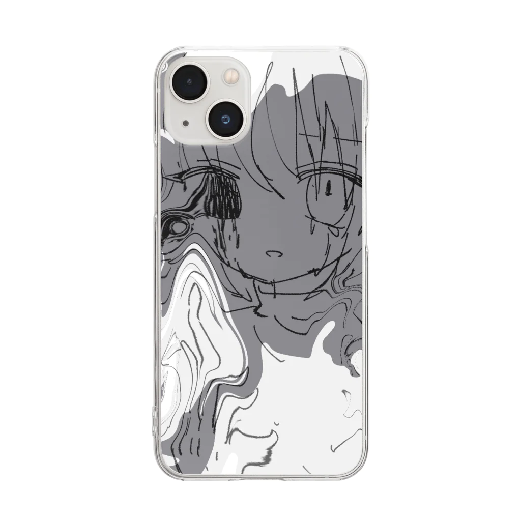 あくむ病院の冥　渦渦渦々、 Clear Smartphone Case