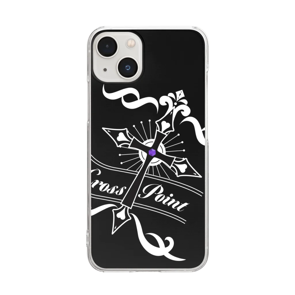 Bar Cross PointのBar Cross Pointグッズ Clear Smartphone Case