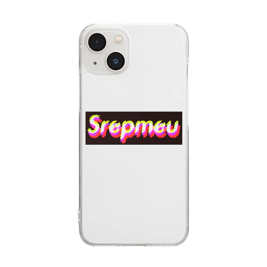 SY ClothngsのSrepmeu BOX LOGO Clear Smartphone Case