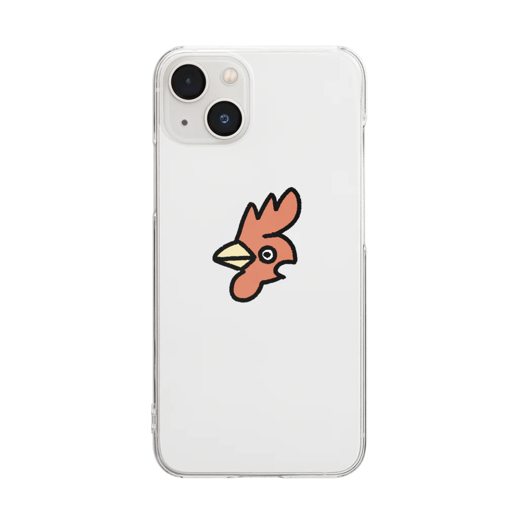 🐓ドリショップ🐓のコケコッコ Clear Smartphone Case