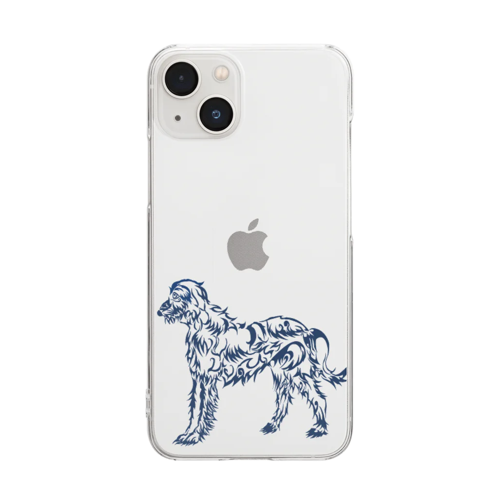 Hiromi🎨のアイリッシュウルフハウンド Clear Smartphone Case