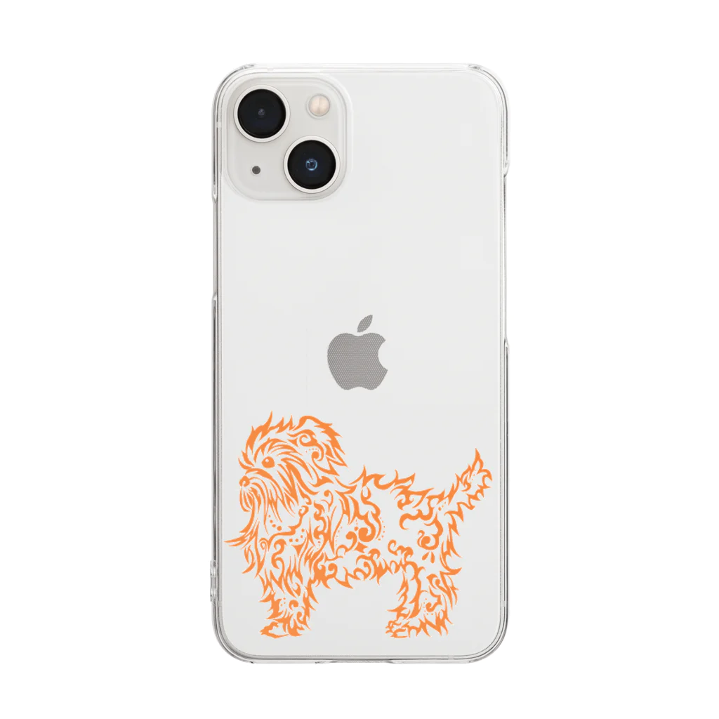 Hiromi🎨のアーフェンピンシャー Clear Smartphone Case