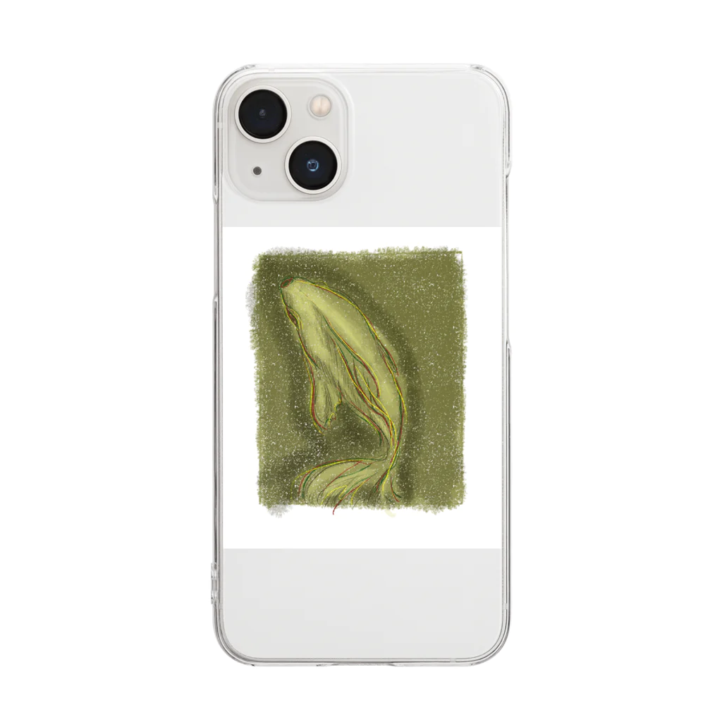 芭蕉魚のSee more glass Clear Smartphone Case