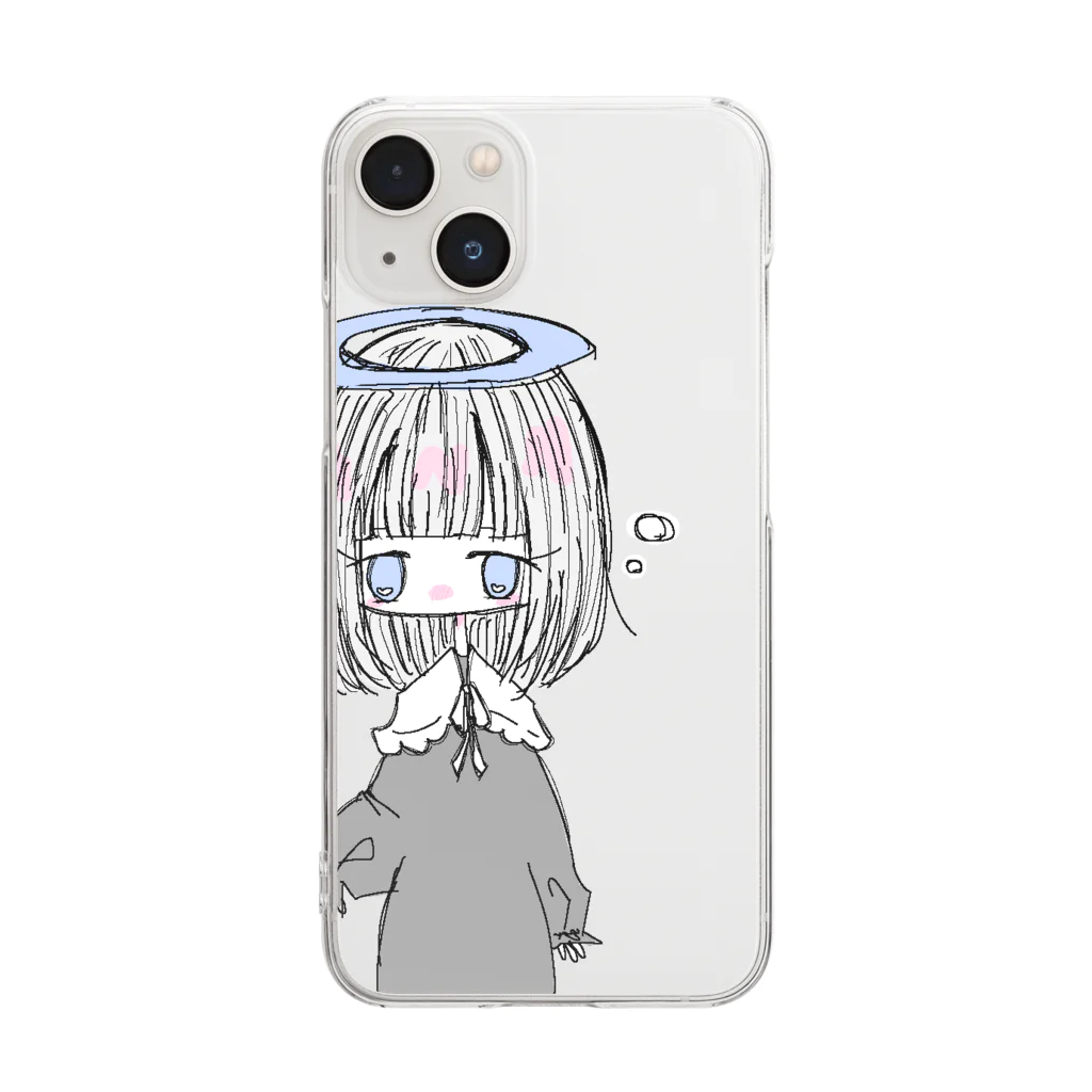 きくらげの起床 Clear Smartphone Case