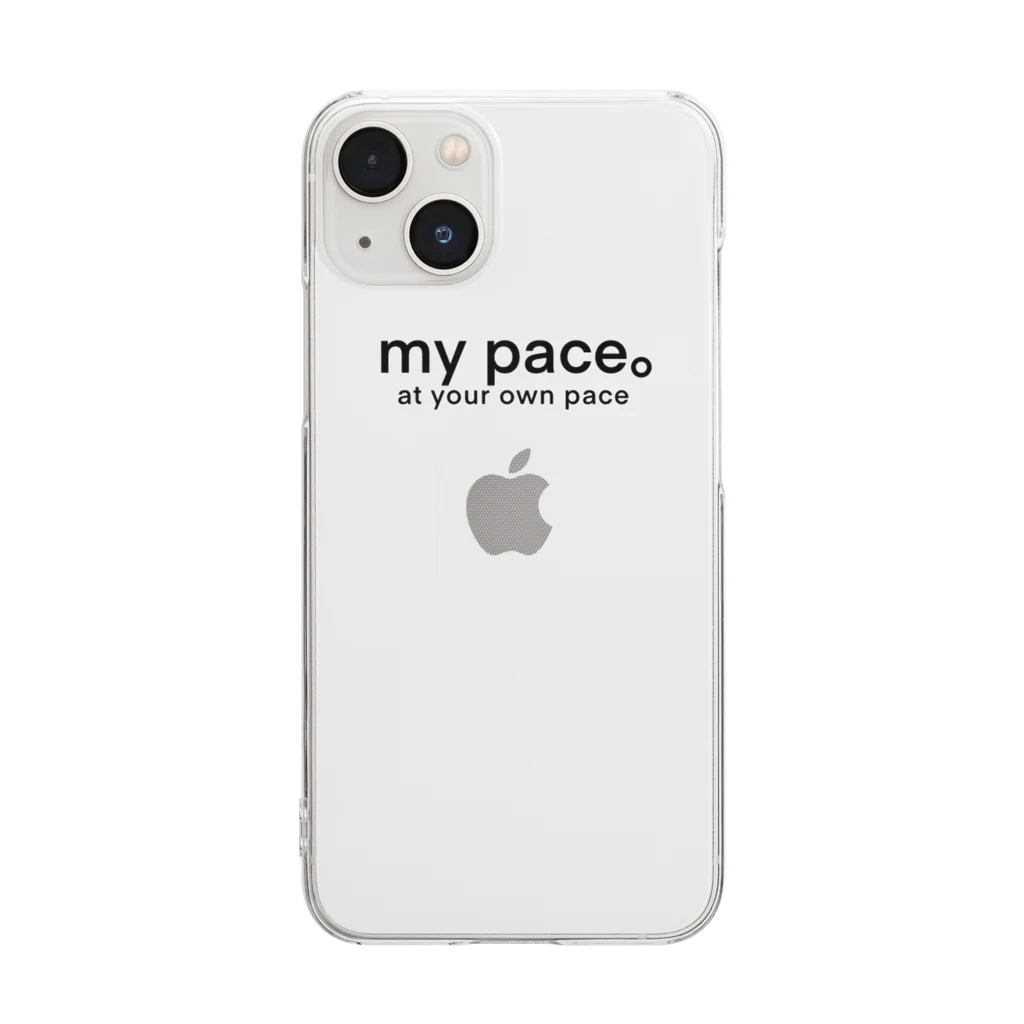 My pace。のMy pace。 クリアスマホケース