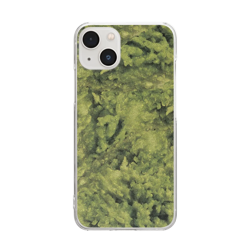 SURVIVESENDAIBABYLON@鈴木無花果のFully ZUNDA-BUDS CAMO Clear Smartphone Case