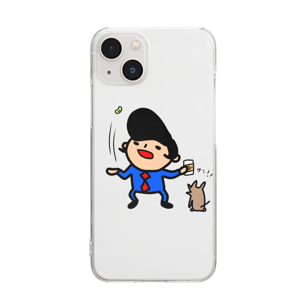 momino studio SHOPの曲食べ Clear Smartphone Case