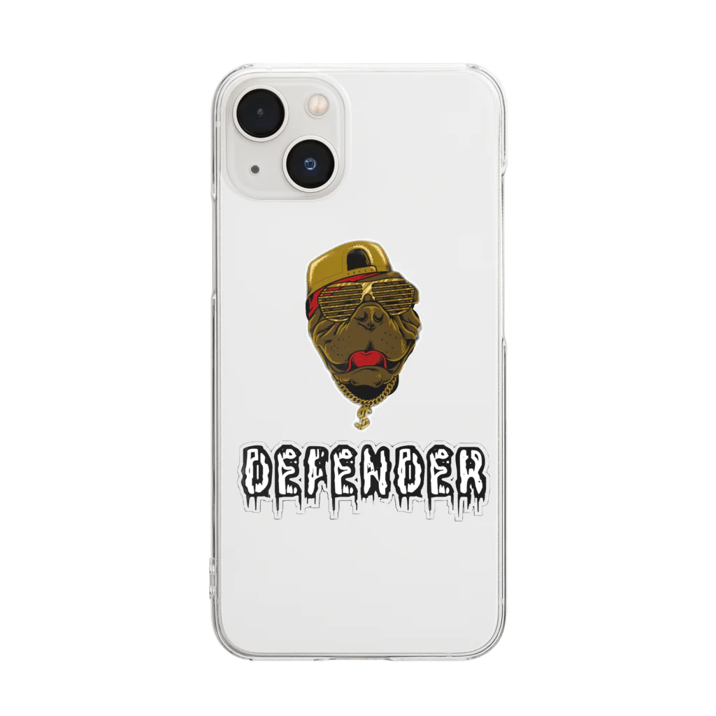 🐾DEFENDER 🐾のDEFENDER  Clear Smartphone Case