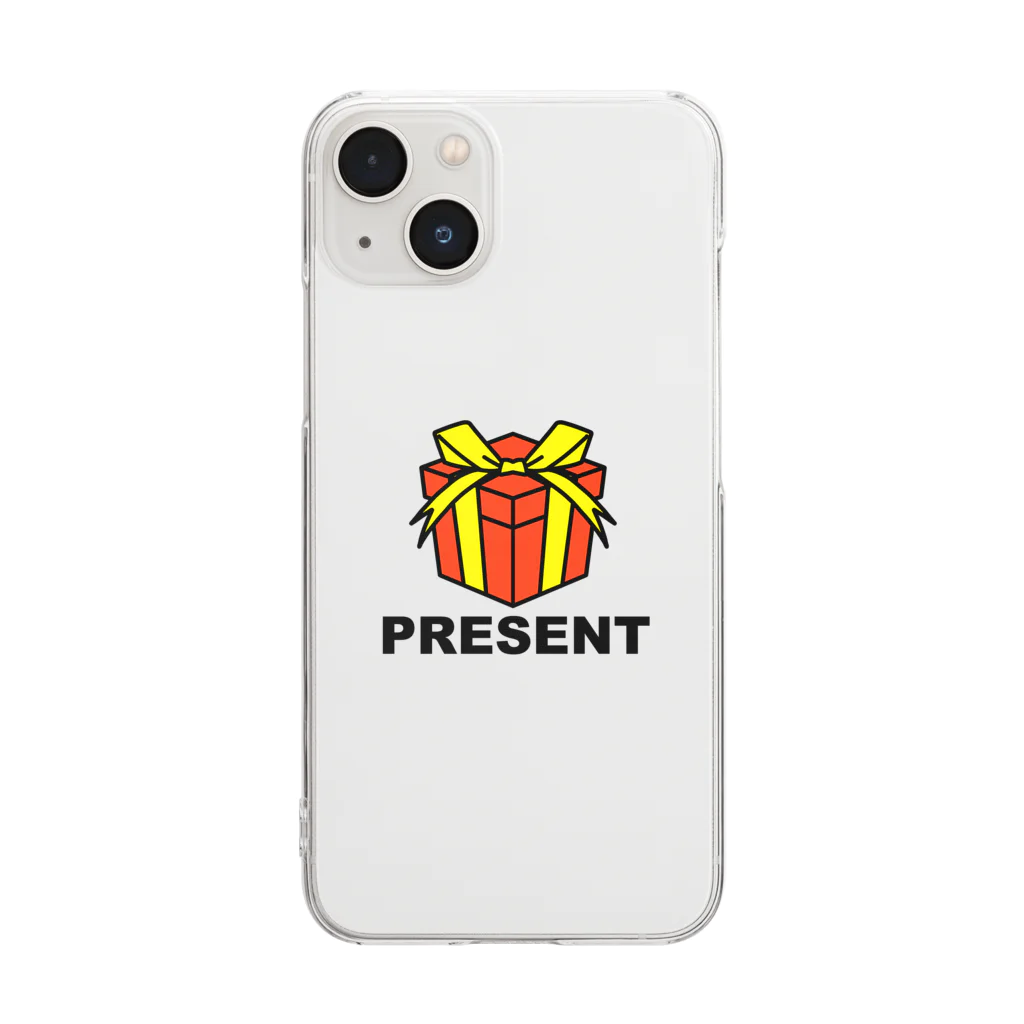 PRESENTのPRESENT クリアスマホケース