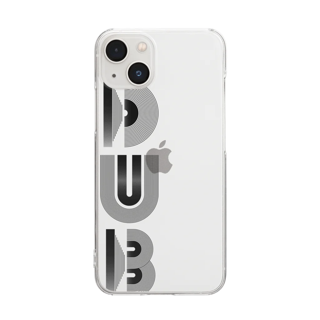 chilloutmunchiesのDUBDUBDUB_タテ Clear Smartphone Case