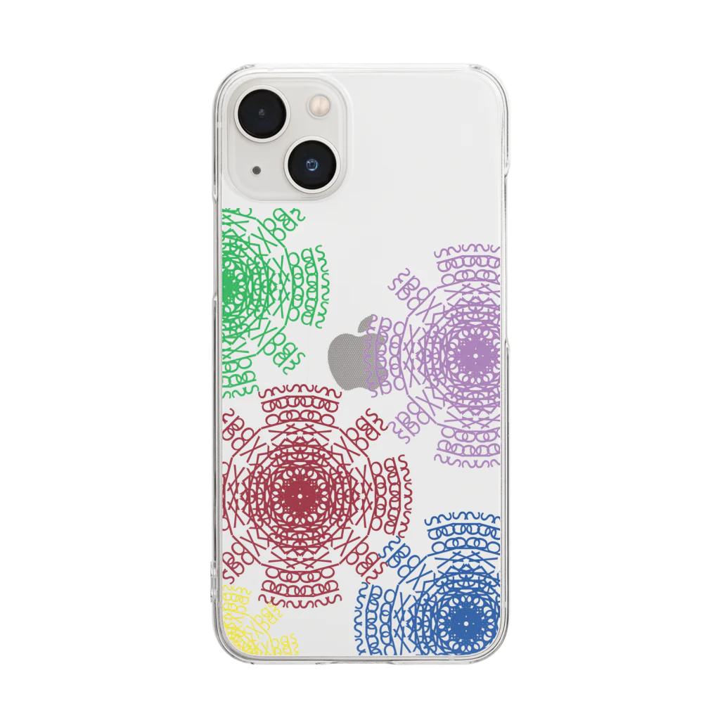 Contemporary　ArtのMysterious'Art Clear Smartphone Case