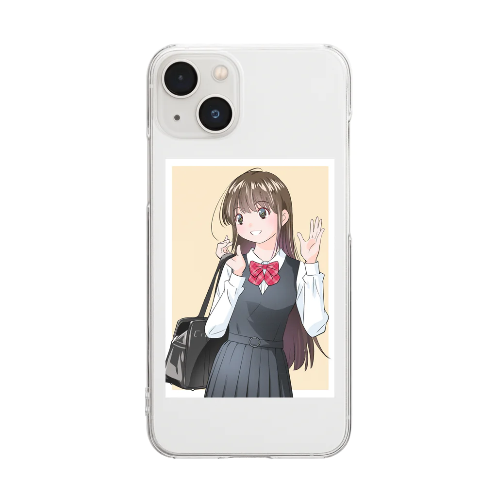 yanchikiのオリキャラグッズ店の南野　渚 Clear Smartphone Case