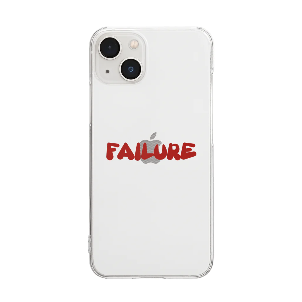 FAILUREのFAILURE 失敗バンド Clear Smartphone Case