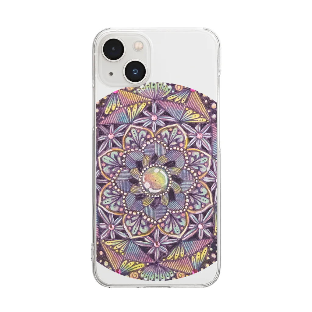 じぱんぐる-zipangle-のmandala-まほう Clear Smartphone Case