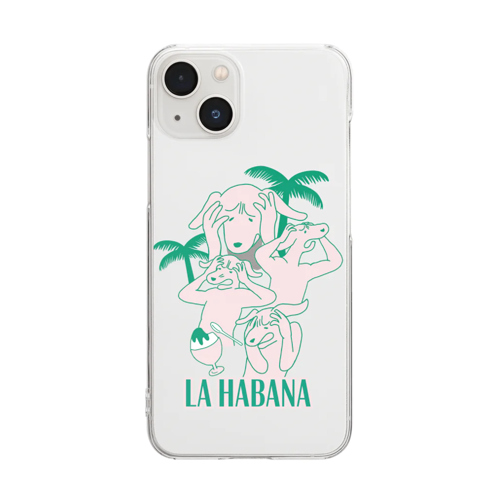 LONESOME TYPE ススのハバナ（犬）🌴 Clear Smartphone Case