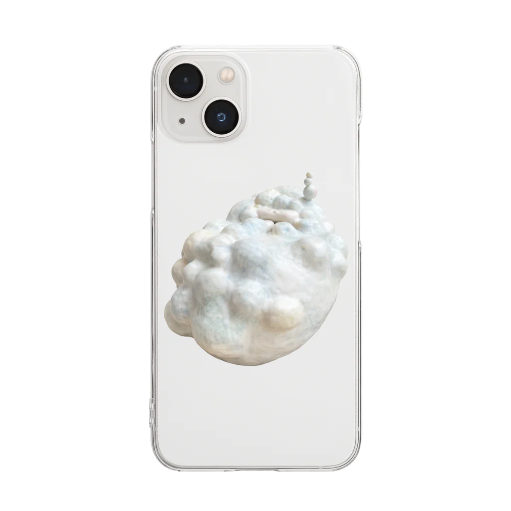 mofumofu factoryのただよう Clear Smartphone Case