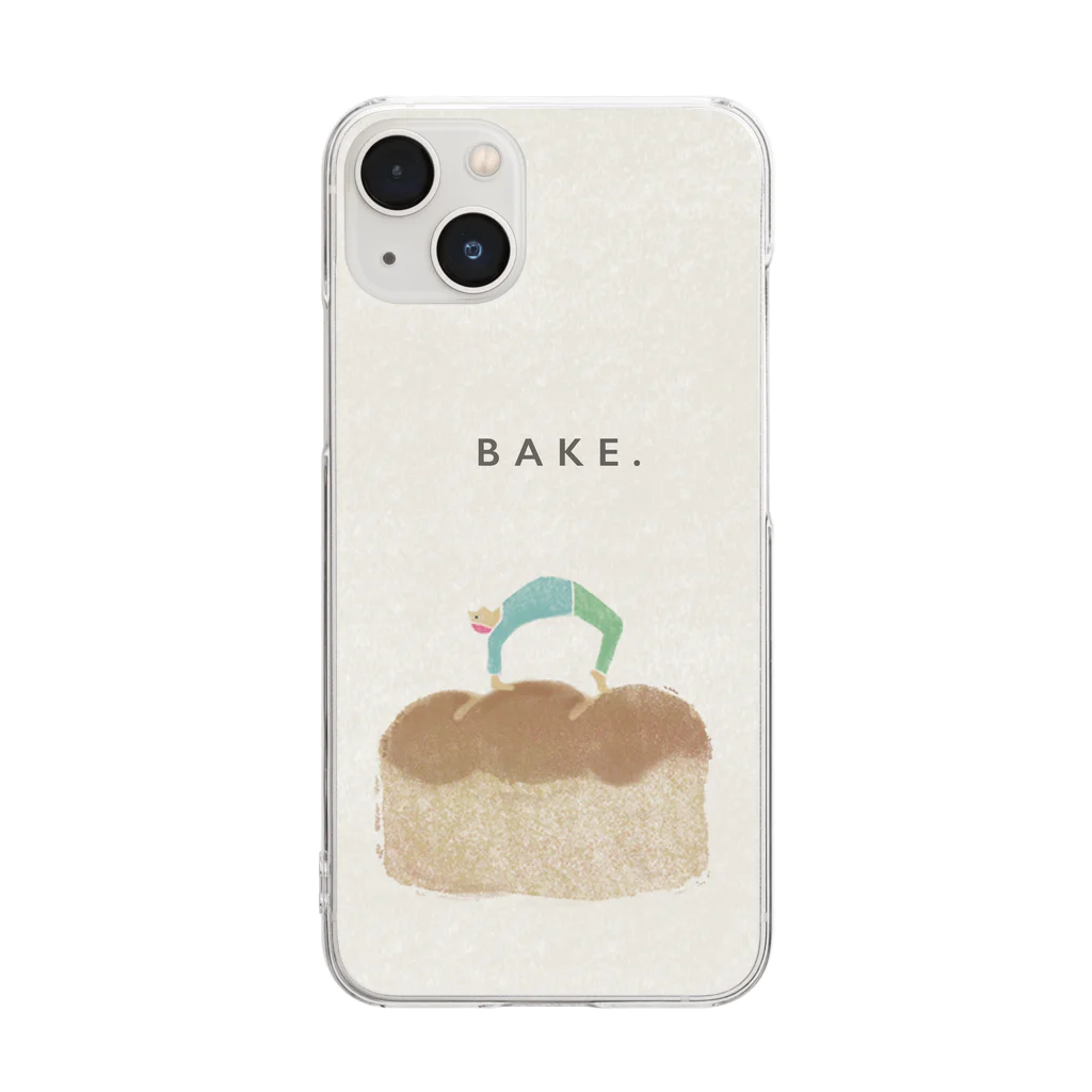 _mitoのBAKE. Clear Smartphone Case