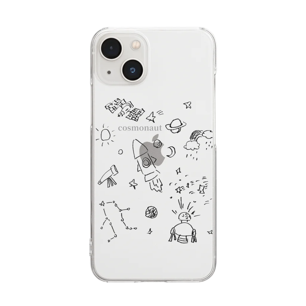 ブバルディアのcosmonaut Clear Smartphone Case