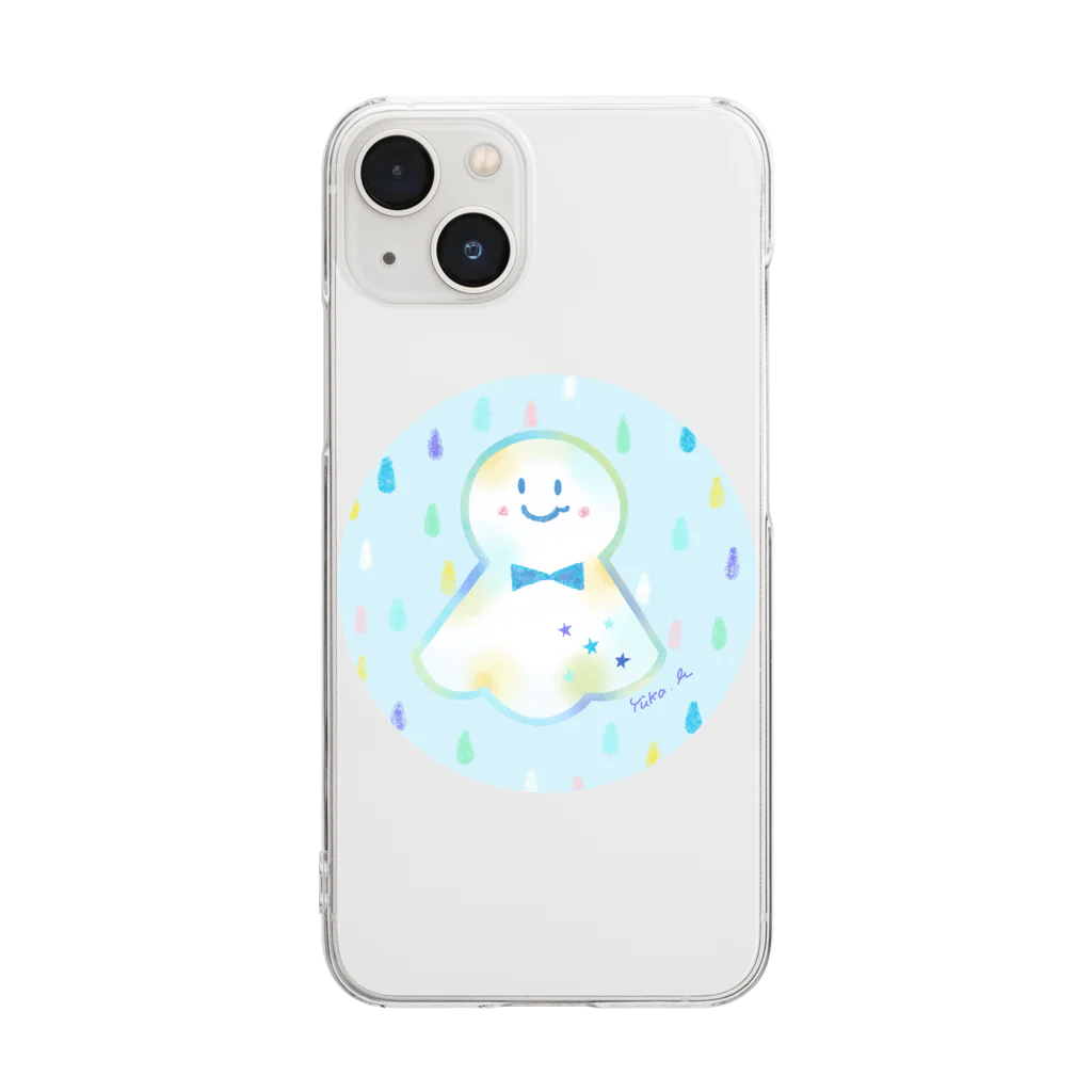 前田悠花｜イラストレーターの★てるてる坊主★ Clear Smartphone Case