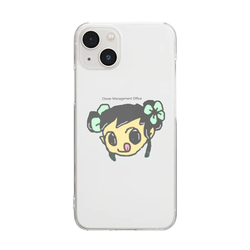 Yuzu20220302のcloverちゃん Clear Smartphone Case