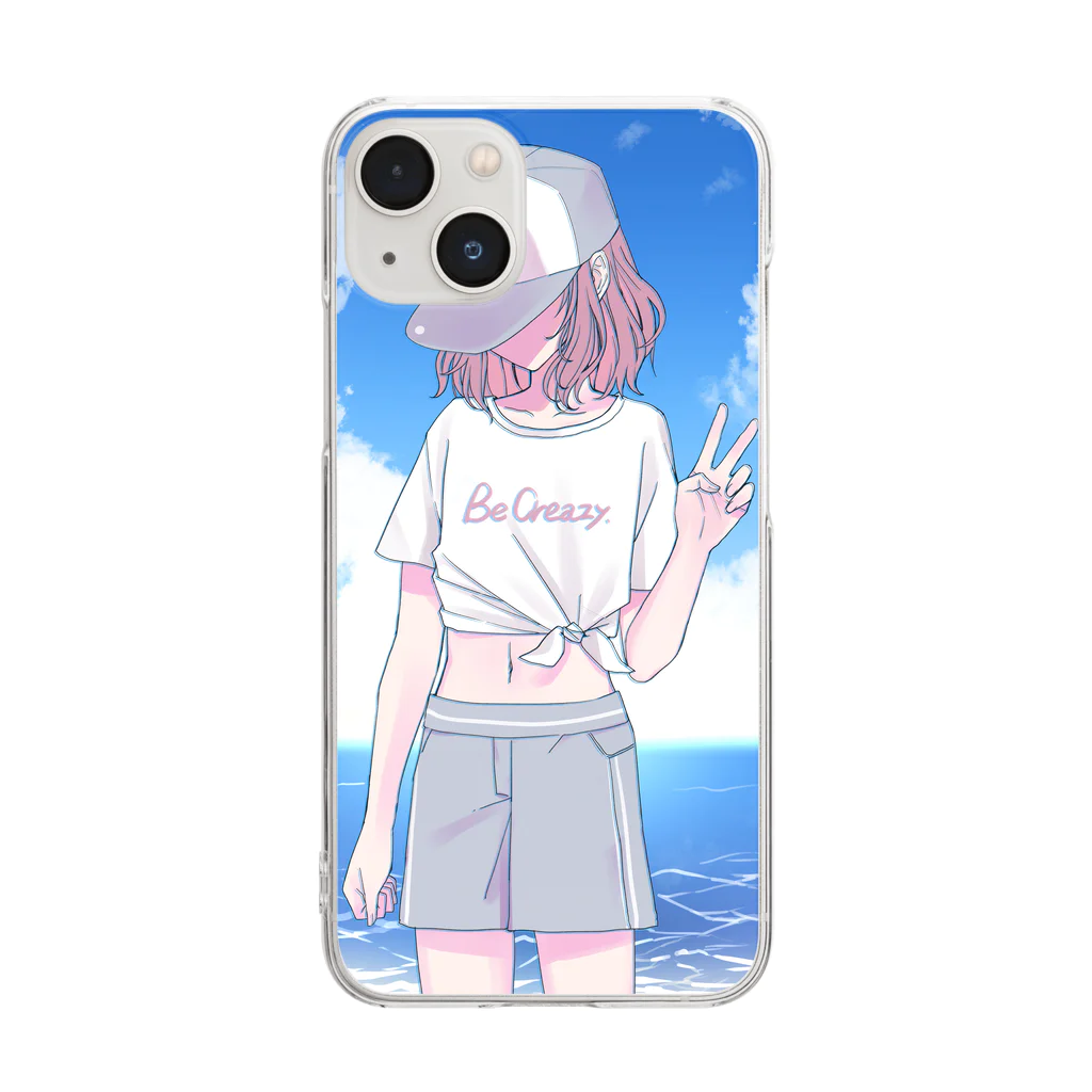 Becrazy.のあ Clear Smartphone Case