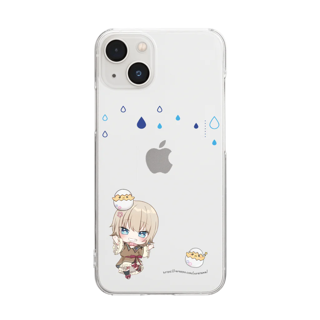 あさきゆら☘️VTuber個人のあさきゆらスマホケース（クリア） Clear Smartphone Case