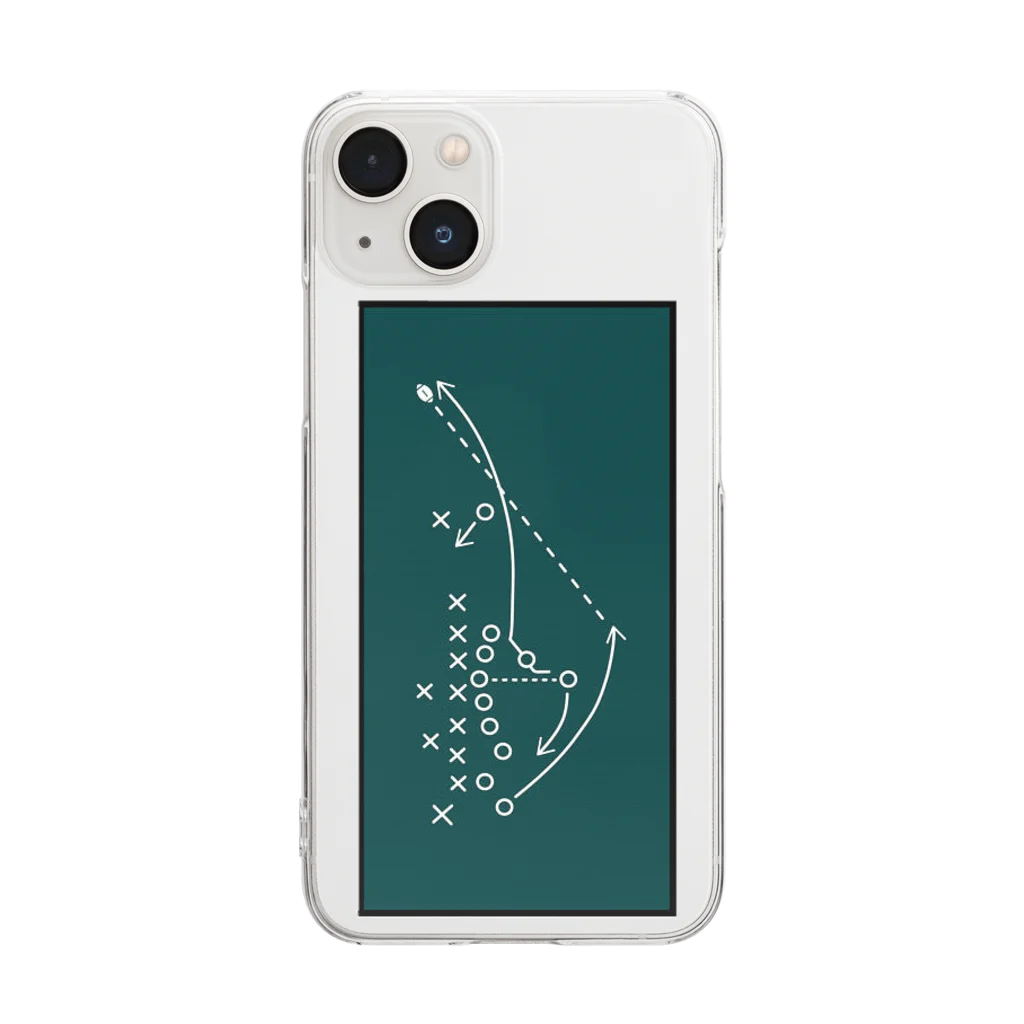 AAアメフトのPhilly Special Clear Smartphone Case