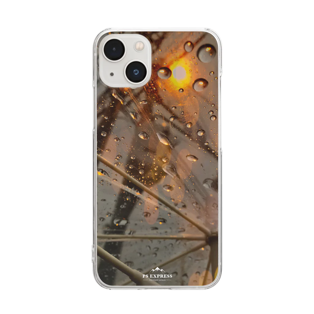 ラムフォトのNovember rain Clear Smartphone Case