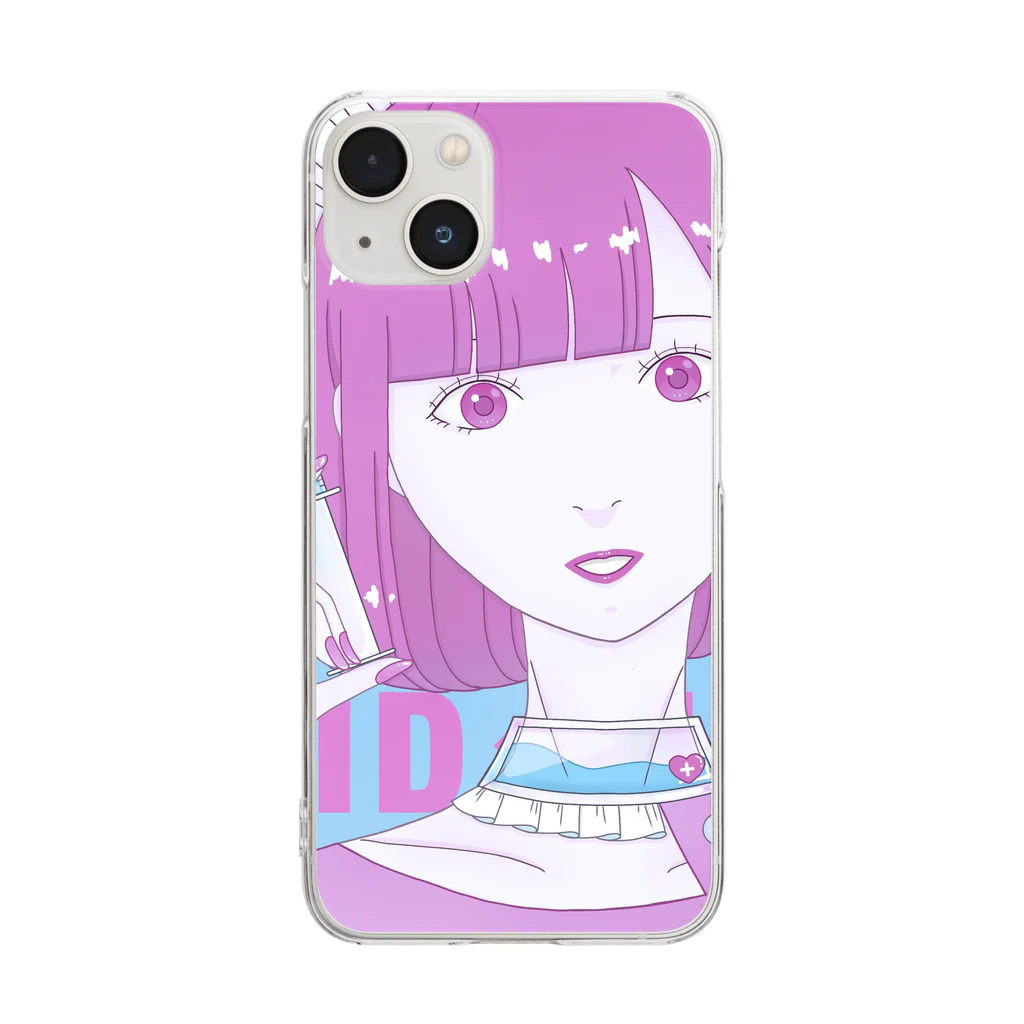 ブルーベリーチョコのmaid×nurse Clear Smartphone Case