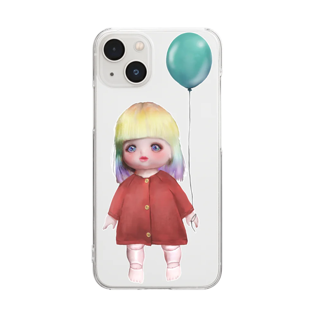 KOCMOC　コスモスのお人形さんシリーズ Clear Smartphone Case
