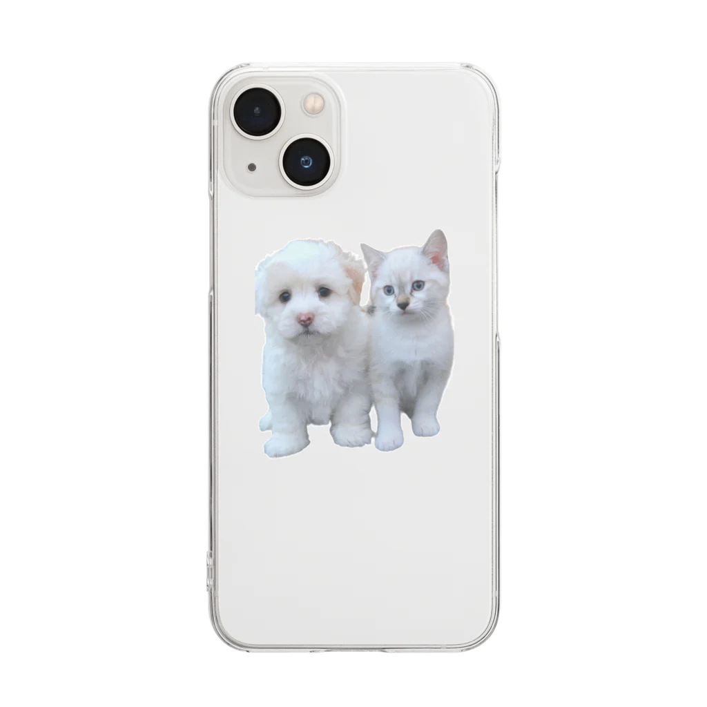 Ｍｅ..ｉの犬猫推しの方々へ Clear Smartphone Case