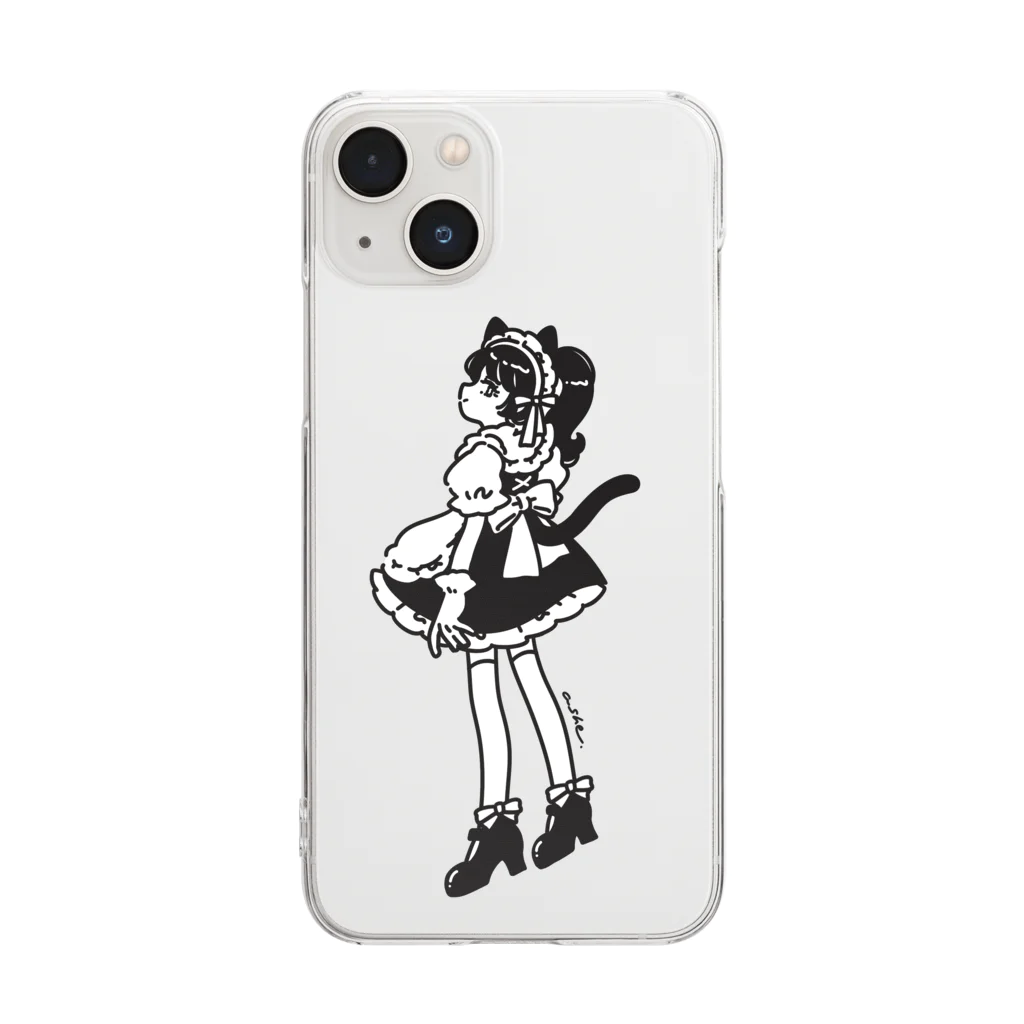 𝙖𝙨𝙝𝙚  -shop-のねこめいど ^._.^੭ Clear Smartphone Case